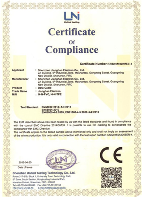 Certificate of Compliance